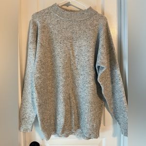 Speckled Gray Crewneck Sweater